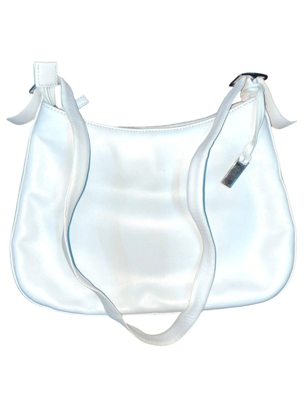 Etienne Aigner - Vintage 90s White Leather Shoulder Bag